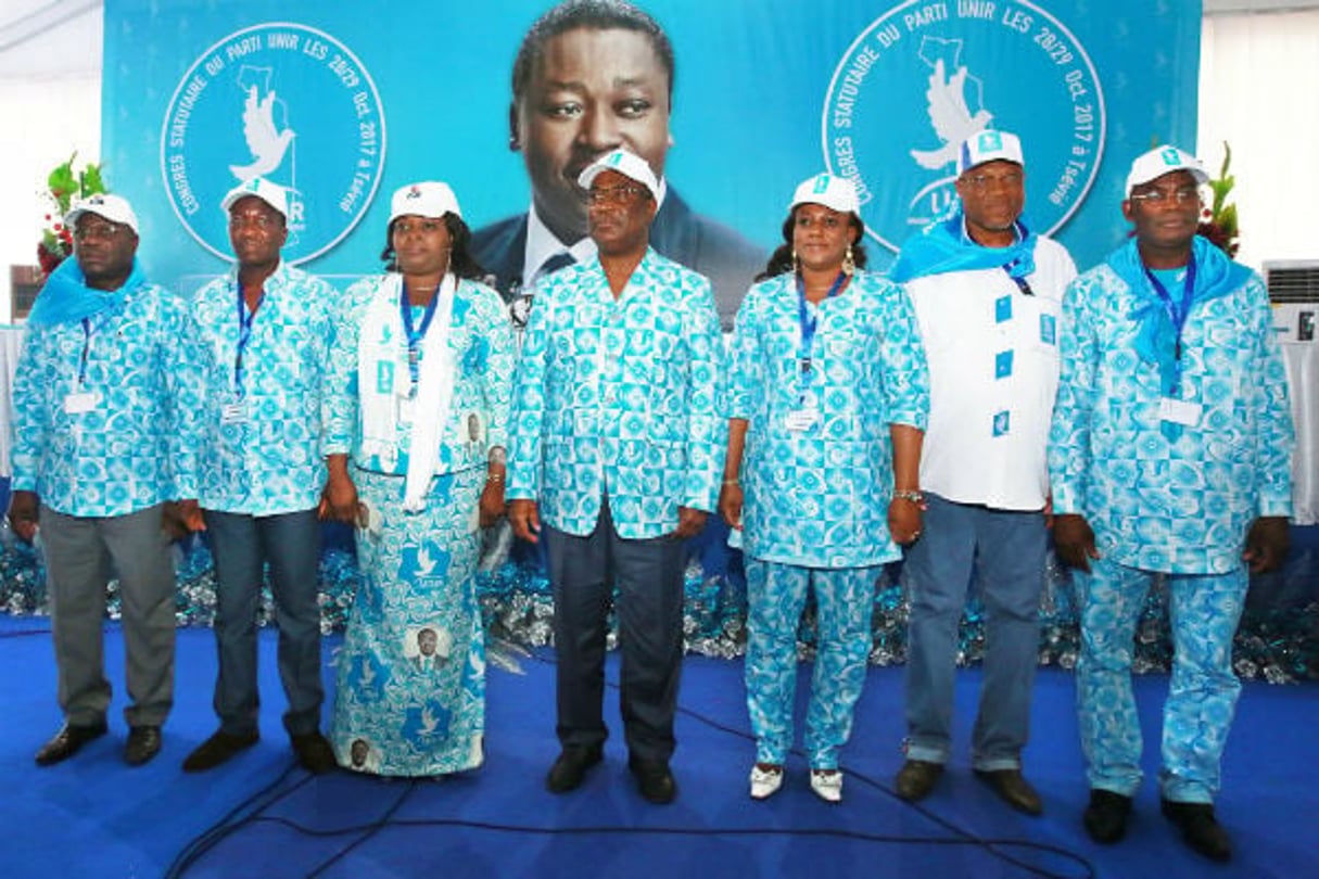 Le bureau exécutif de l’Unir, le parti de Faure Gnassingbé, au Togo. © DR / Emmanuel Pita