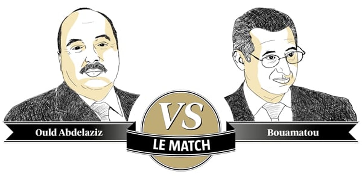 Mohamed Ould Abdelaziz vs Mohamed Ould Bouamatou © JA