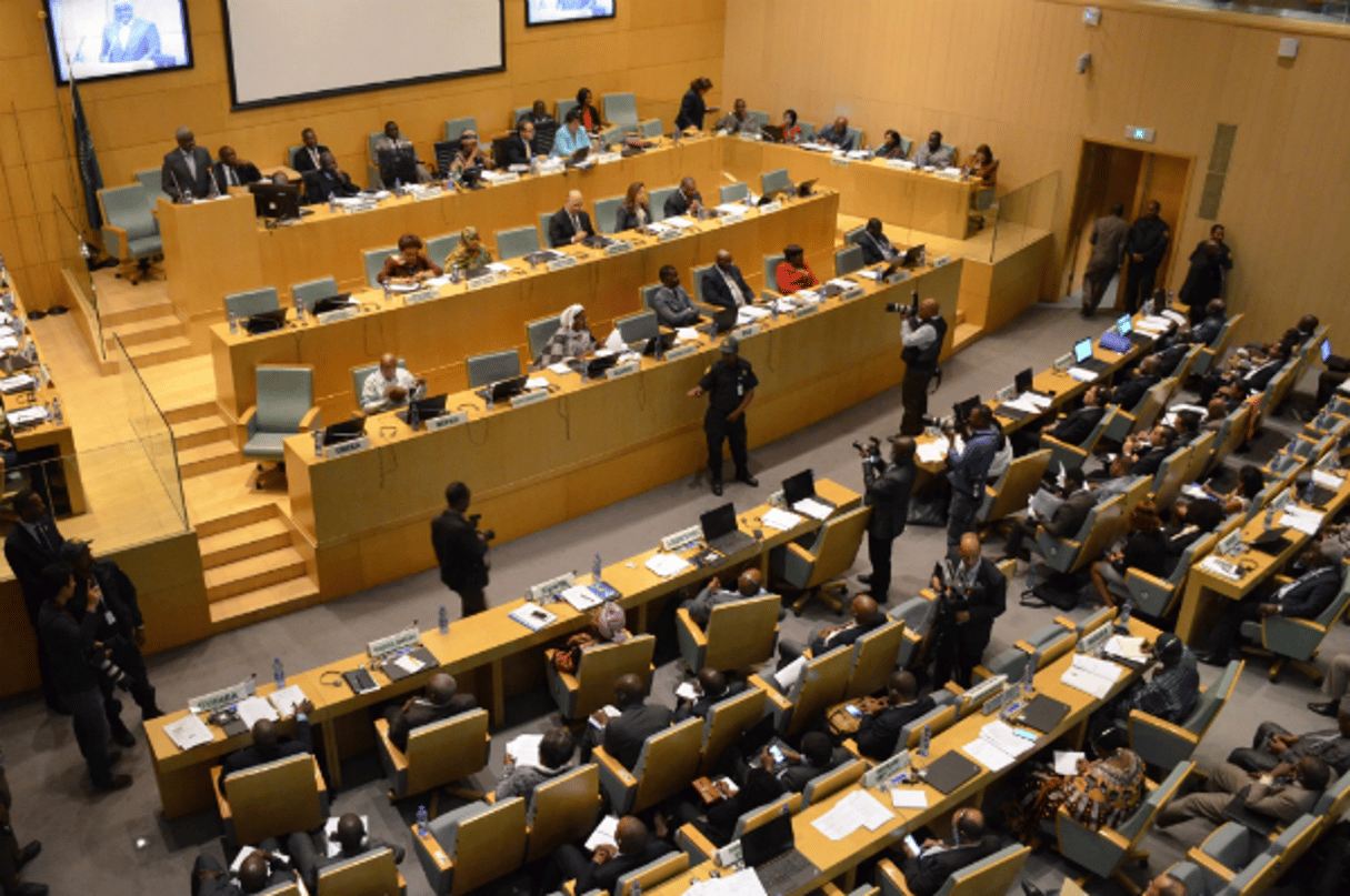 Lors d’une séance du 30e sommet de l’Union africaine à Addis Abeba, le 26 janvier 2018. © DR / Union africaine