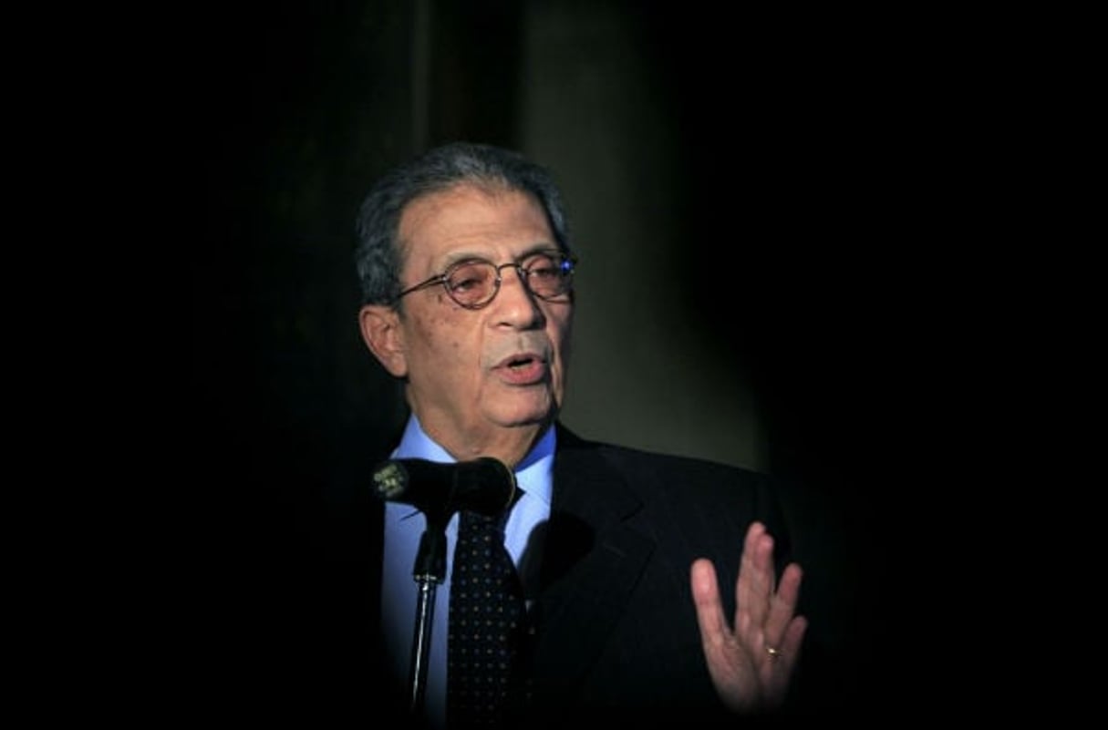 L’ex-secrétaire général de la Ligue arabe Amr Moussa, en janvier 2011. © Amr NABIL/AP/SIPA