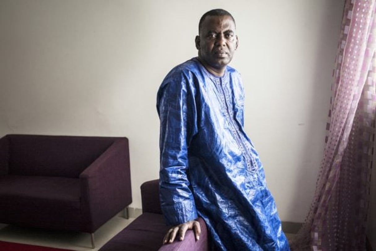 Biram Dah Ould Abeid, le 2 juin 2016, à Dakar. © Sylvain Cherkaoui pour JA