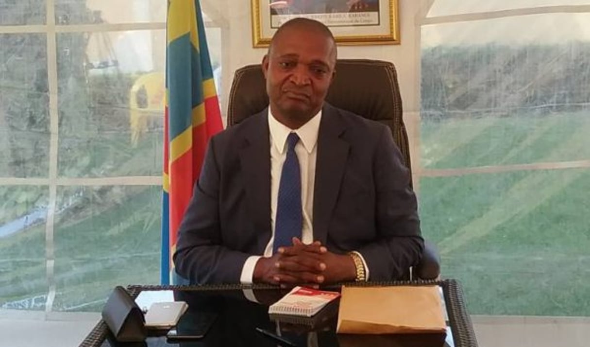 Emmanuel Ramazani Shadary, nouveau secrétaire permanent du PPRD, parti du président Joseph Kabila. © Ministère congolais de l’Intérieur.