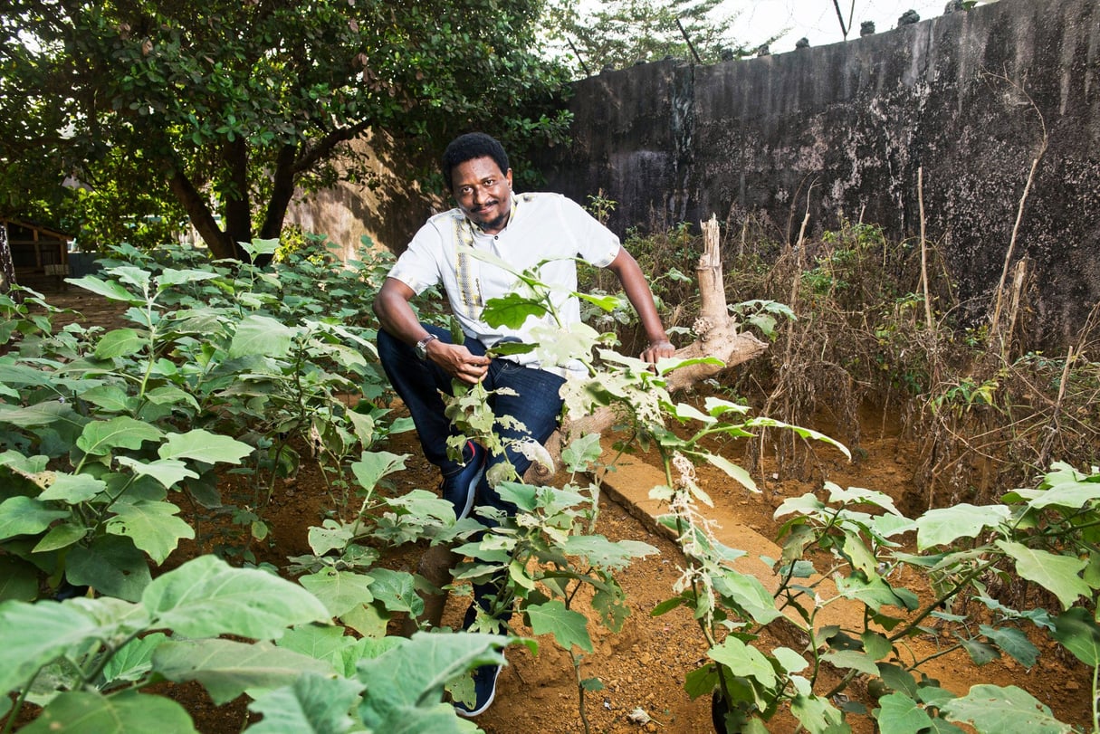 Directeur d’une société de microfinance, Alpha Bacar Barry préside la Plateforme d’agripreneurs pour l’émergence de la Guinée (Page). © Youri Lenquette pour JA
