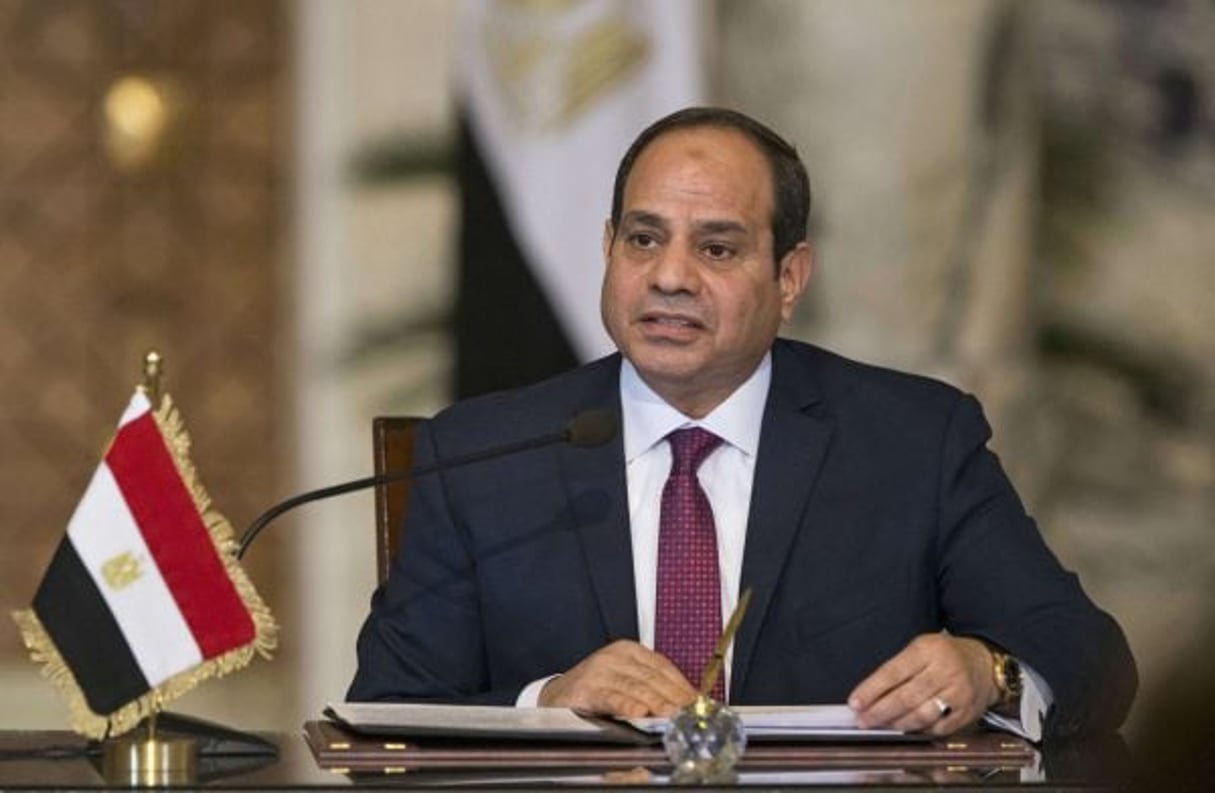 Le président égyptien Abdel Fattah al-Sissi, en décembre 2017. © Alexander Zemlianichenko/AP/SIPA