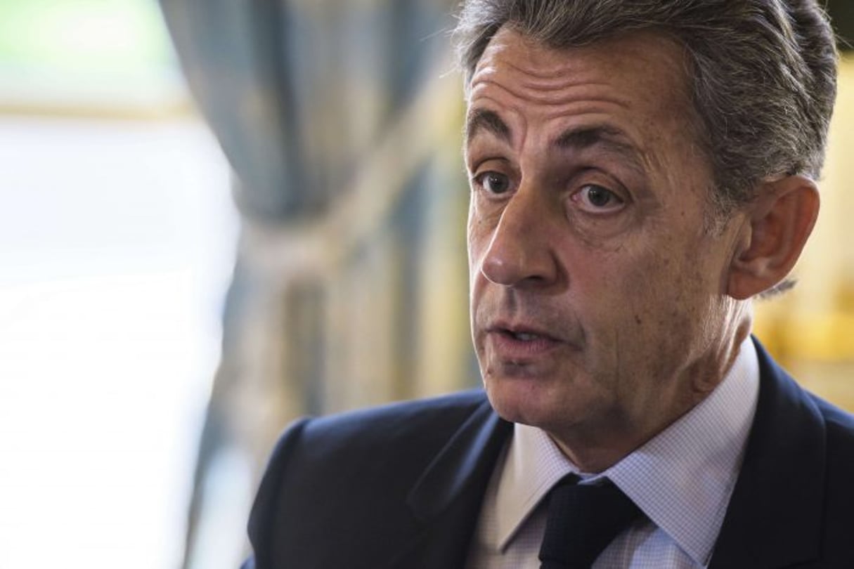 L’ancien président français Nicolas Sarkozy à l’Elysée, le 6 novembre 2017. © Christophe Petit Tesson/AP/SIPA