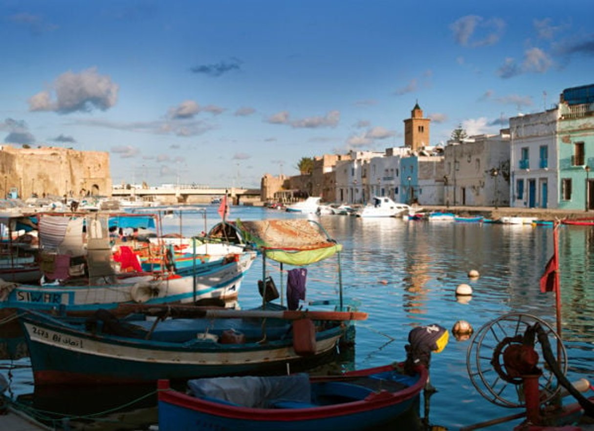 Vue du vieux port, sur La Marsa, et du quartier de la Ksiba (« la petite kasba ») © Philip Lee Harvey/Cultura