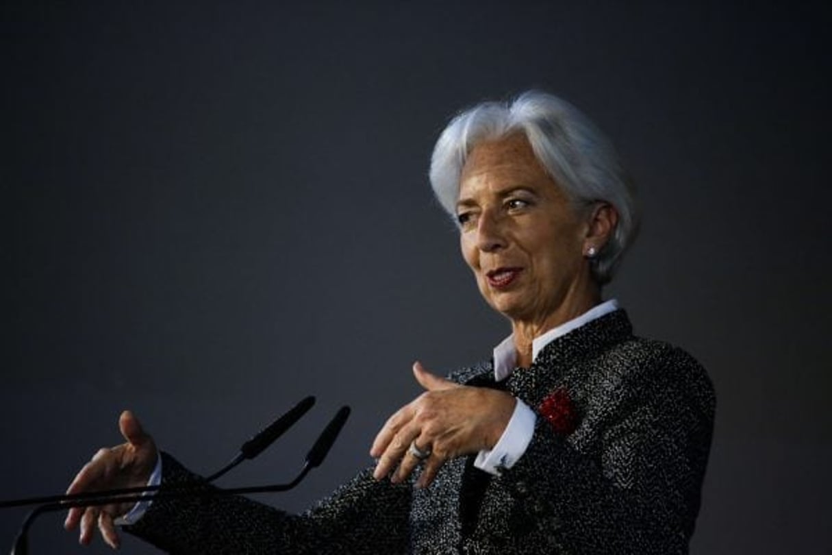 Christine Lagarde, la directrice générale du Fonds monétaire international en mars 2018. © Markus Schreiber/AP/SIPA