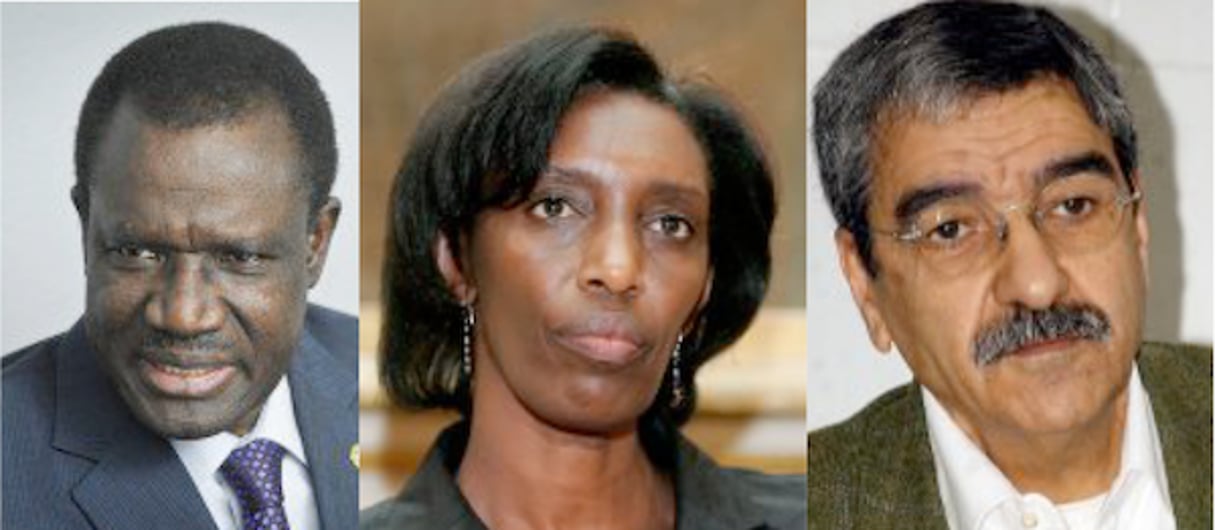 Kadré Désiré Ouédraogo, Rose Kabuye et Saïd Sadi. © Vincent Fournier/JA, AP/SIPA