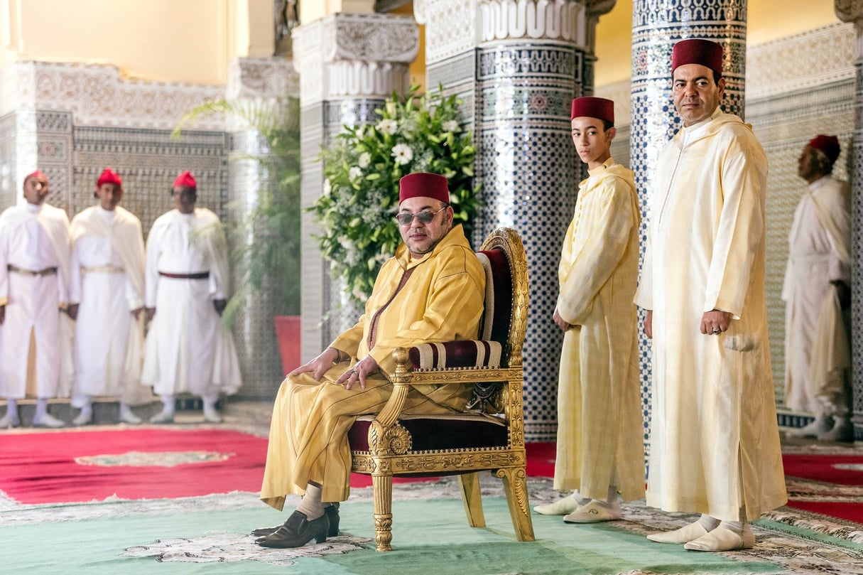 Au palais royal de Rabat, le 8 juillet 2016. © Dnphotography