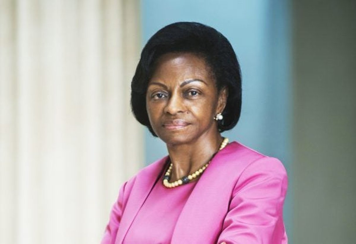 Marie-Madeleine Mborantsuo, présidente de la Cour constitutionnelle du Gabon. © David Ignaszewski pour JA