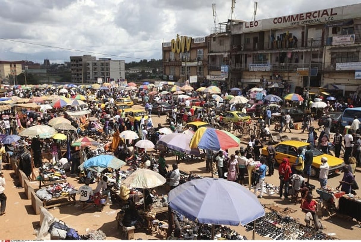 Le marché de Mokolo, à Yaoundé (photo d’illustration). © Sunday Alamba/AP/SIPA