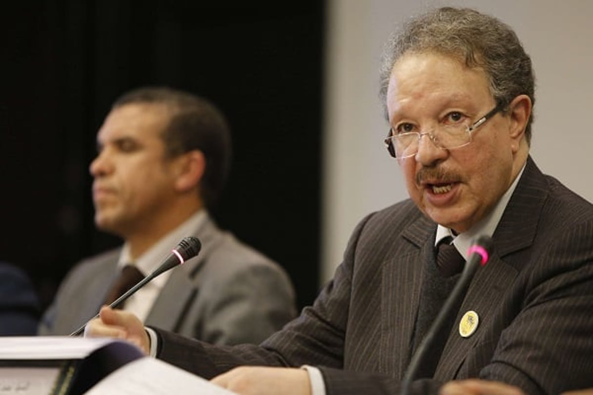 Ahmed Lahlimi, Haut-commissaire au plan au Maroc. © Abdeljalil Bounhar/AP/SIPA/2015.
