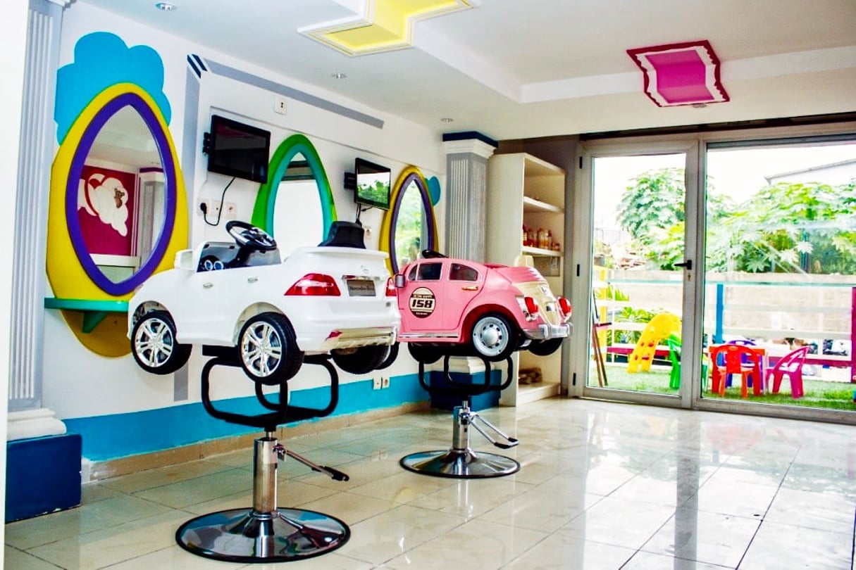 Le salon de coiffure Kids Concept, à Abidjan (Côte d’Ivoire) © DR