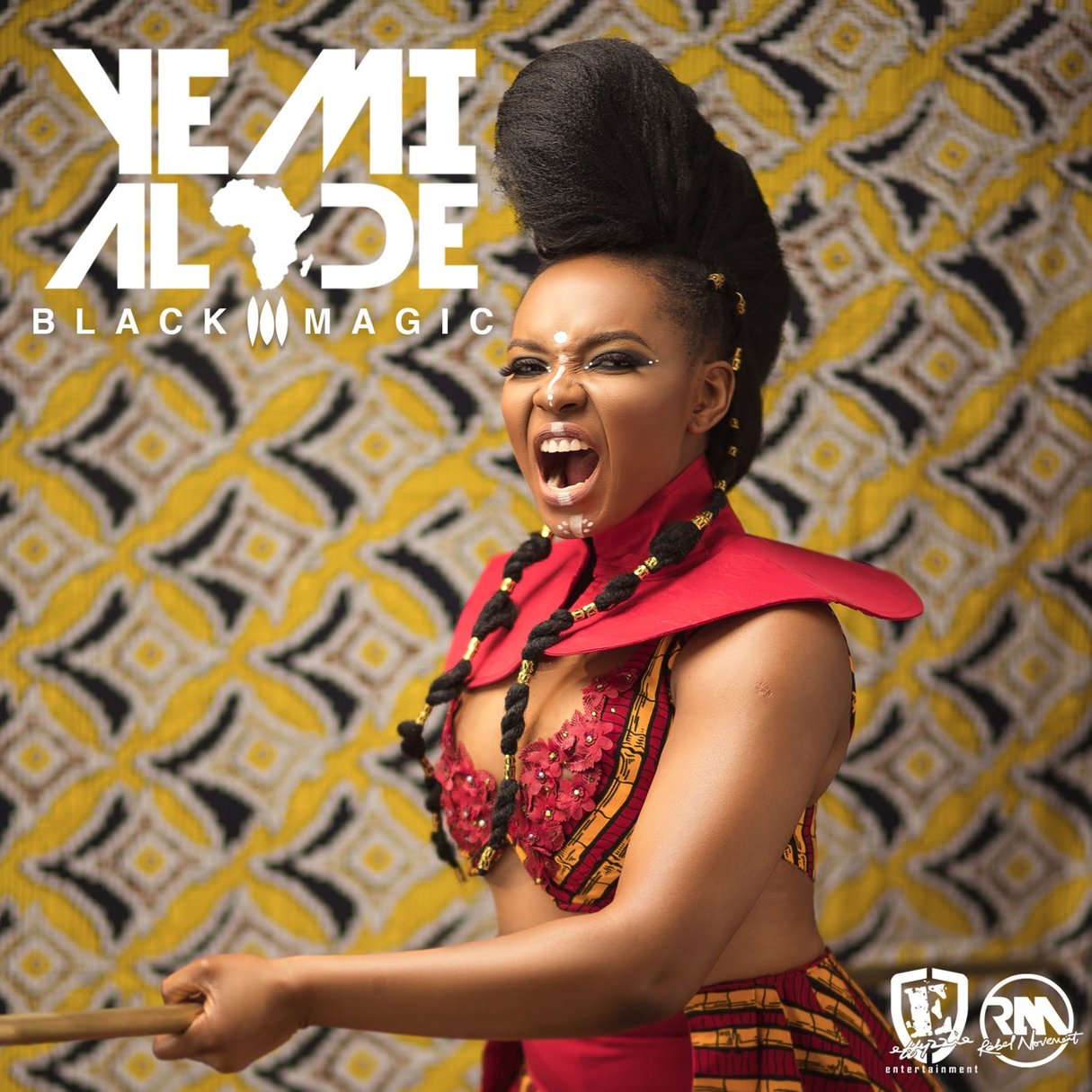 Détail de la pochette de l’album « Black Magic » de Yemi Alade (Effyzzie Music, 9,99 euros). © DR