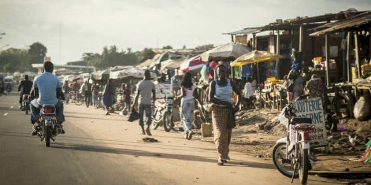 Dans les rues de Bouaké, la deuxième ville la plus peuplée de Côte d’Ivoire après Abidjan (illustration). © Sylvain Cherkaoui pour J.A.