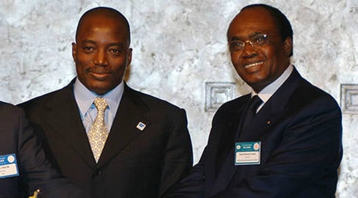 Joseph Kabila et Pascal Kinduelo, le fondateur de Sud Oil. © DR
