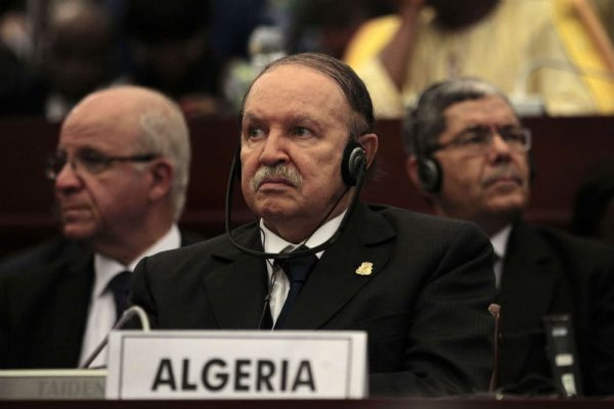 Le président algérien, Abdelaziz Bouteflika, lors du 17e sommet de l’Union africaine en 2011 à Malabo. © Rebecca Blackwell/AP/SIPA