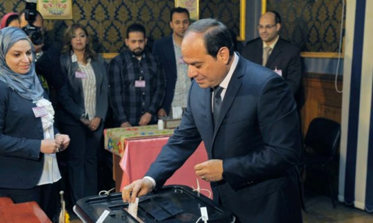 Le président égyptien Abdel Fattah Al-Sissi. © EGYPTIAN PRESIDENCY/AFP