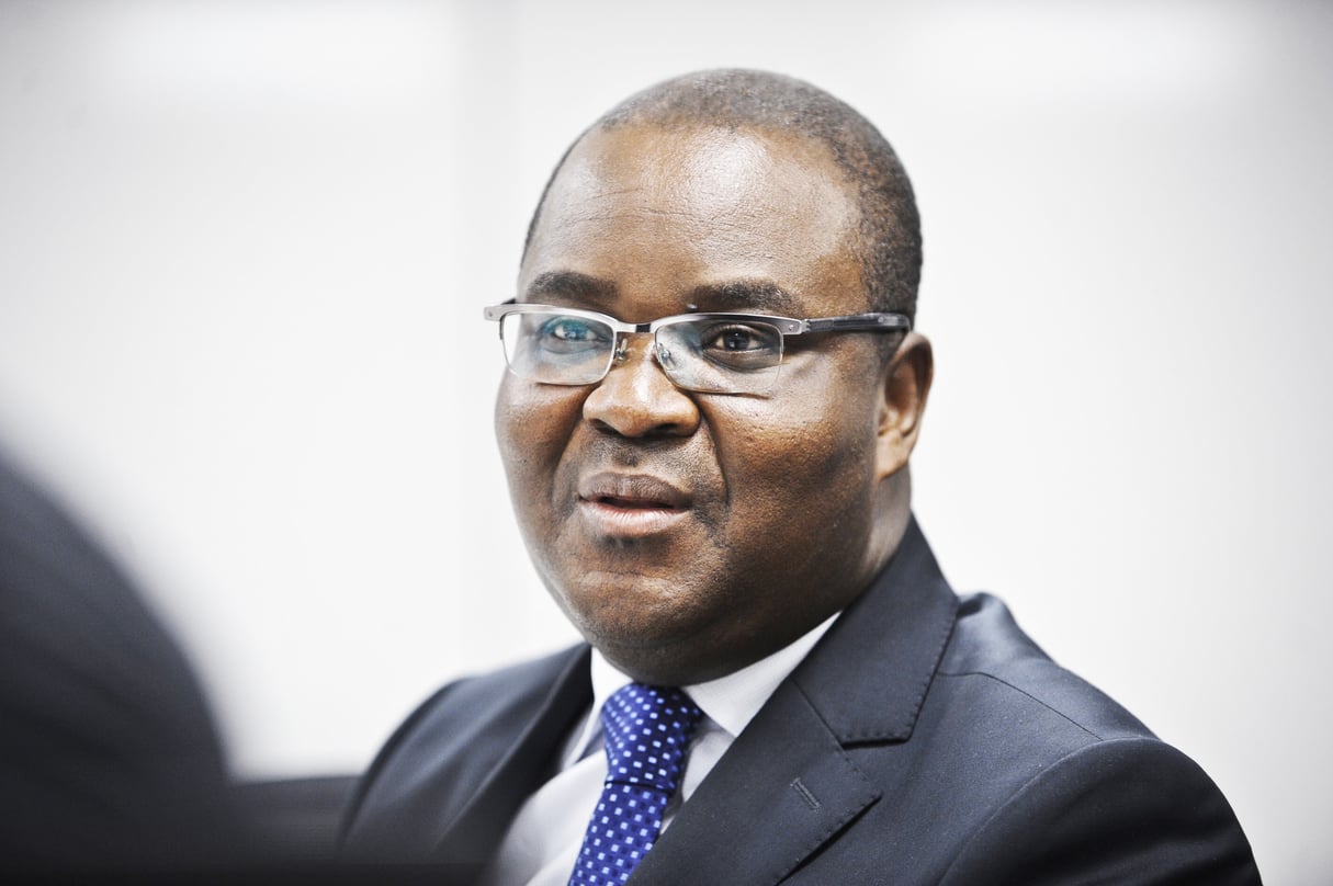 Edoh Kossi Amenounve (Togo), directeur général de la Bourse régionale des valeurs mobilières (BRVM) d'Abidjan, à Paris, le 30 septembre 2013. &copy; V. Fournier/JA