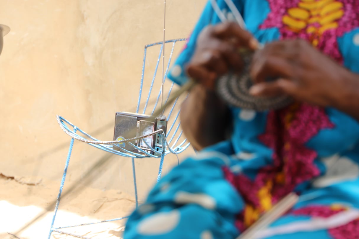 Dans le village Sine Kane, au Sénégal, pendant le Mondial 2018. &copy; Youenn Gourlay pour JA