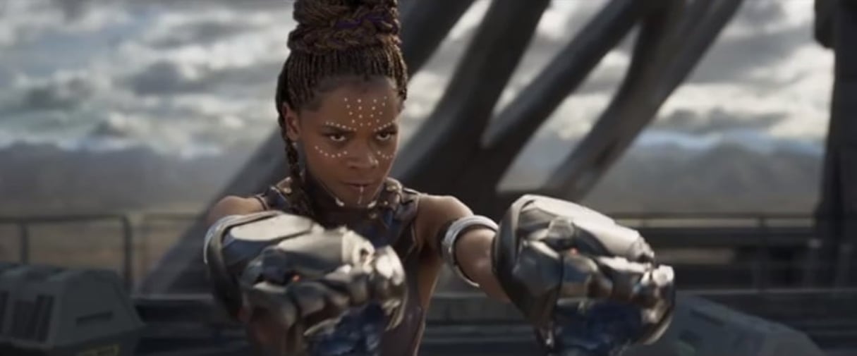 Shrui, la petite soeur de T’Challa, dans « Black Panther ». © Marvel Studios/capture écran