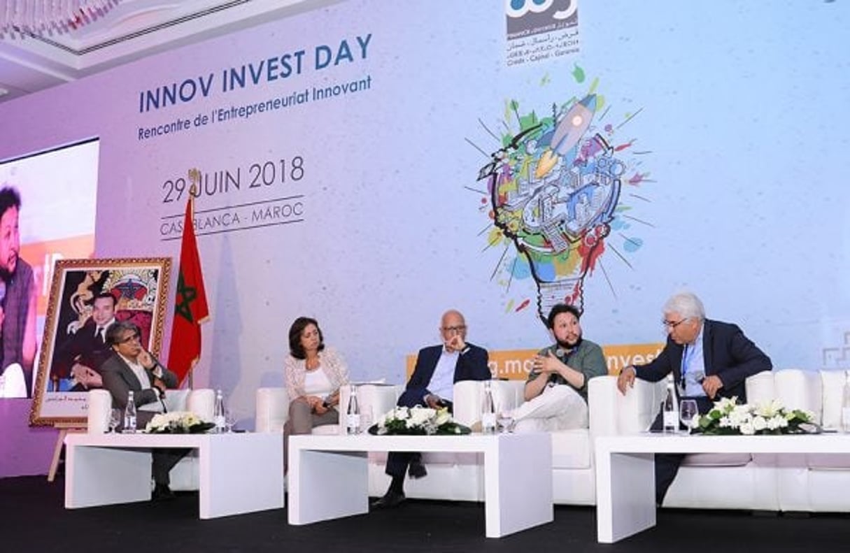 Conférence internationale intitulée « Innov Invest Day : le rendez-vous de l’entrepreneuriat et de l’innovation », à Casablanca, le 29 juin 2018. © CCG