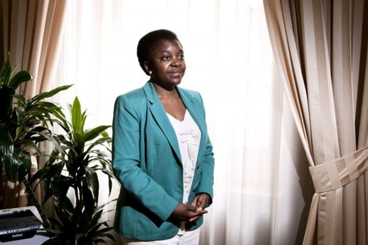 Cécile Kyenge, cheffe de la mission d’observation de l’UE au Mali. © GIANNI CIPRIANO/NYT-REDUX-REA