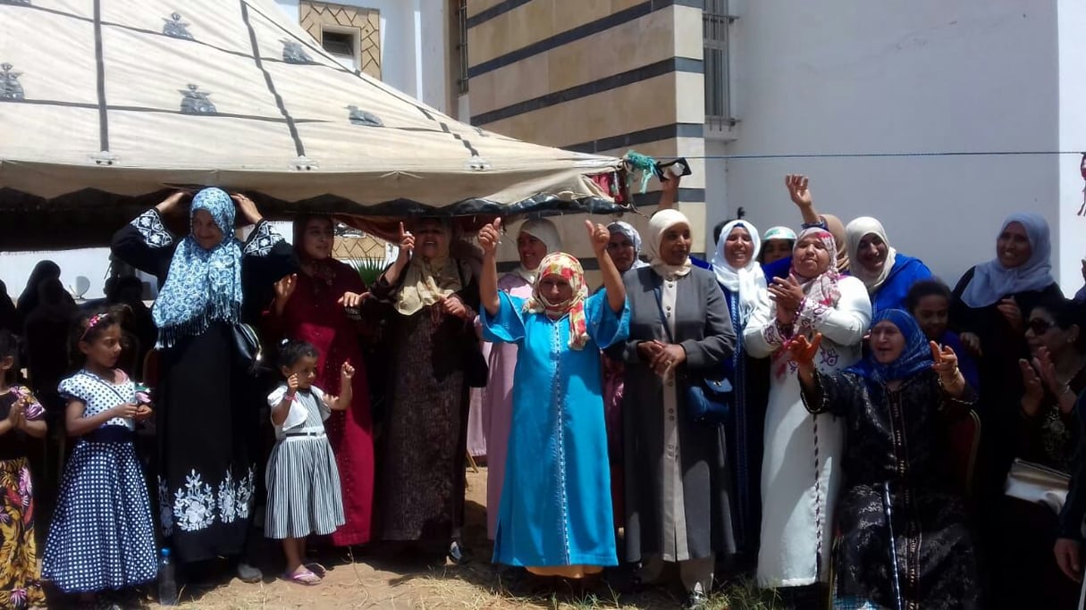 Des Soulaliyates à Kénitra. © DR/Association Démocratique des Femmes du Maroc (ADFM)