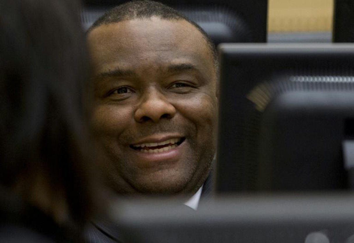 Photo archive du 27 novembre 2013 de l’ex vice-président Jean-Pierre Bemba à la Cour pénale internationale à La Haye. © PETER DEJONG/AFP.