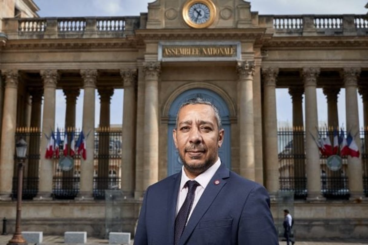 Mustapha Laabid, député de l’Ille-et-Vilaine et président du groupe d’amitié France-Maroc à l’Assemblée nationale. © Bruno Levy pour JA