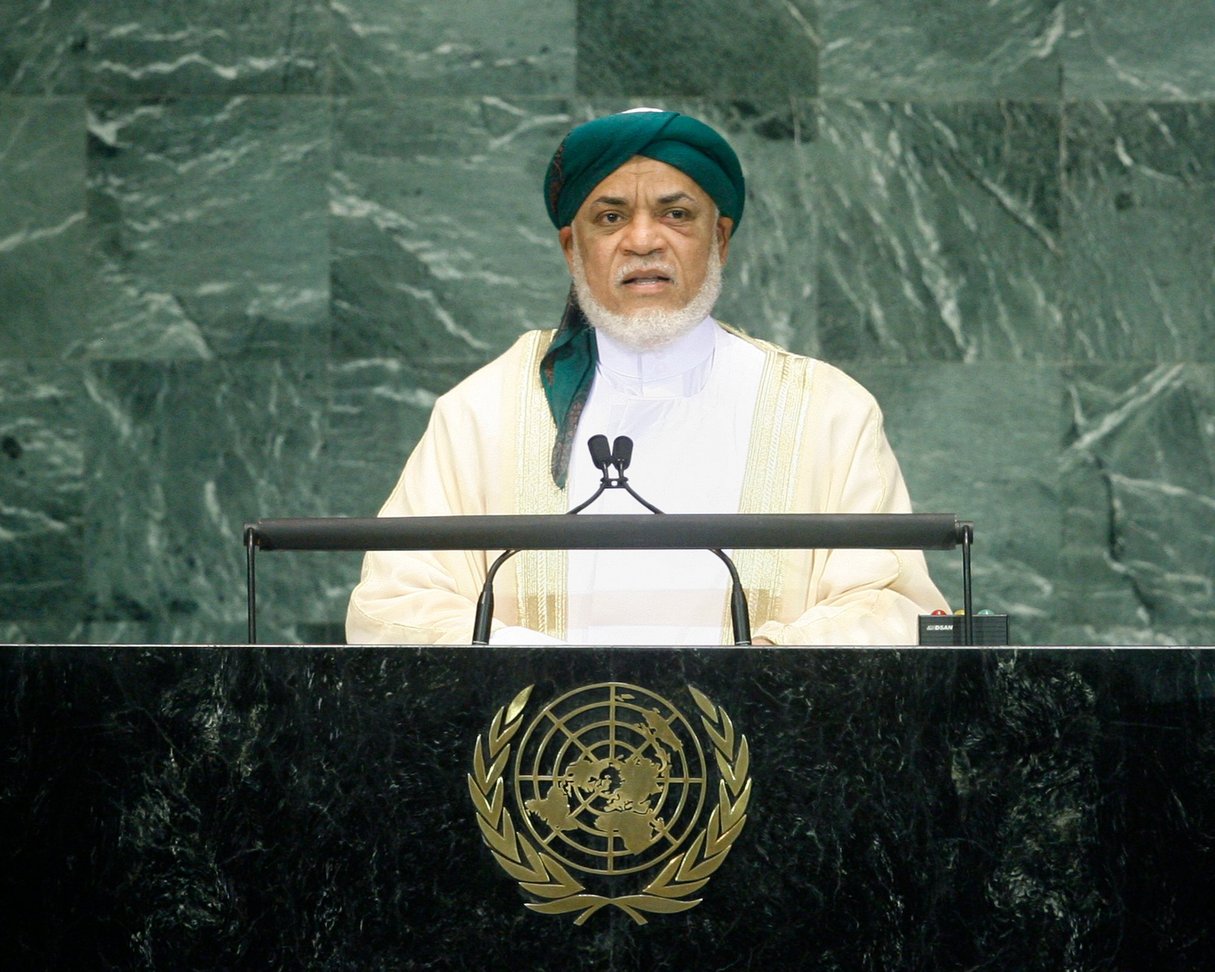 Ahmed Abdallah Sambi ancien président des Comores. © UN Photo/Marco Castro