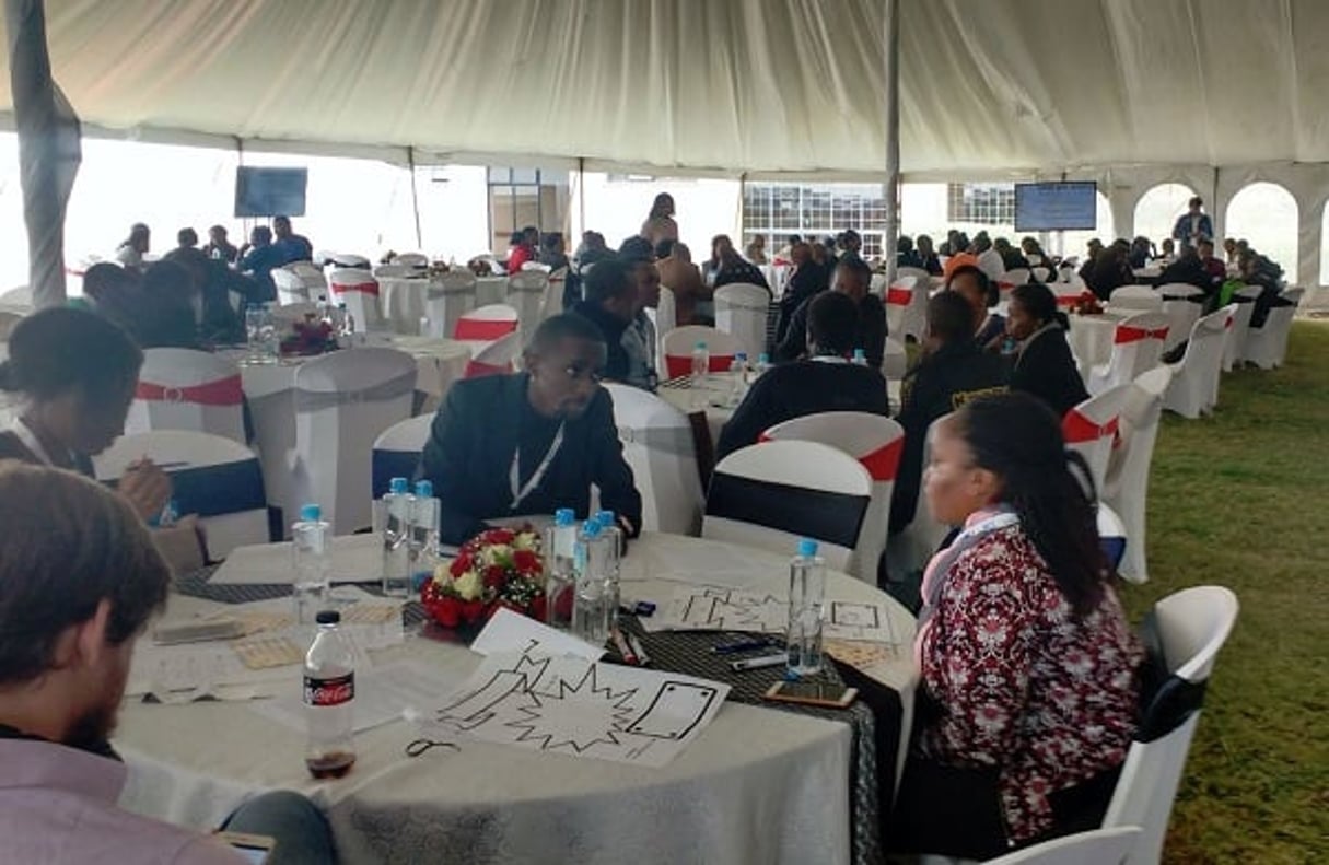 Les jeunes entrepreneurs participant au MIT Open Mic Africa, le 29 août 2018 à Nairobi. © MIT (@mitlegatum) _ Twitter
