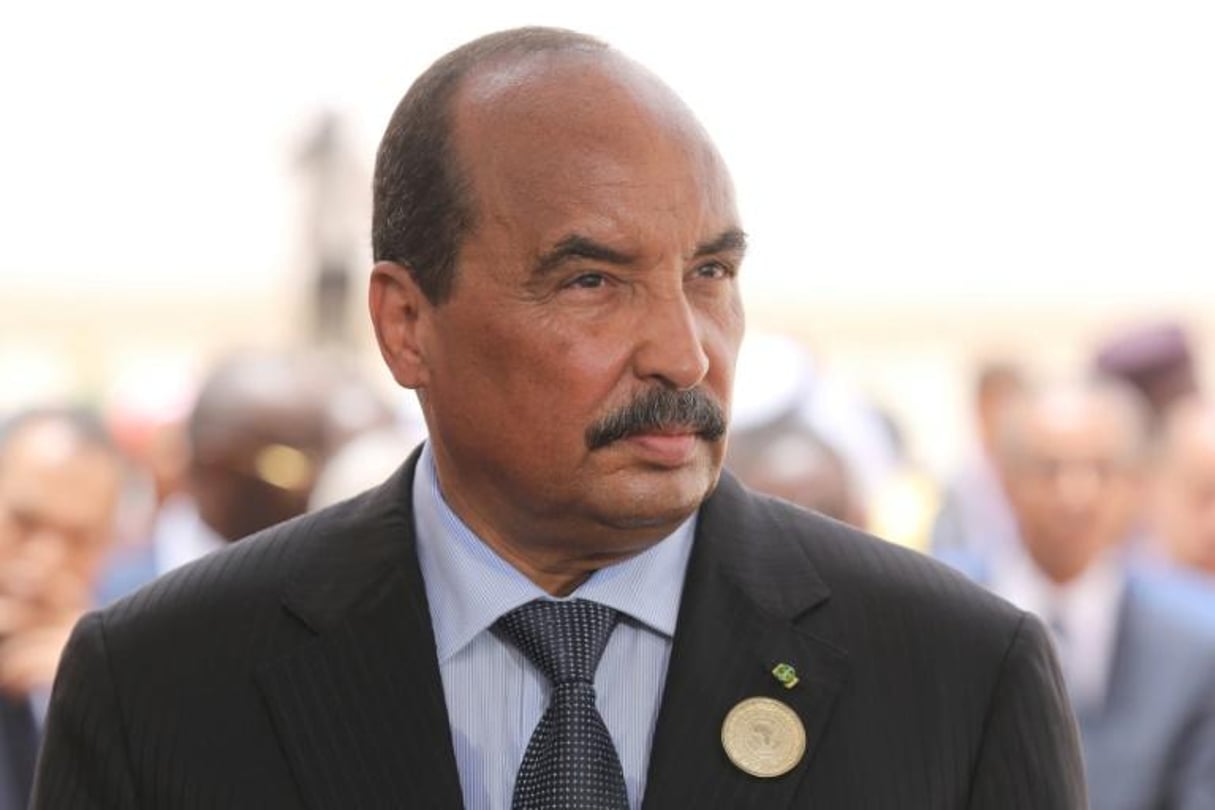 Le président mauritanien Mohamed Ould Abdel Aziz arrivant à un sommet de l’Union africaine à Nouakchott le 2 juillet 2018. © Ludovic MARIN / AFP
