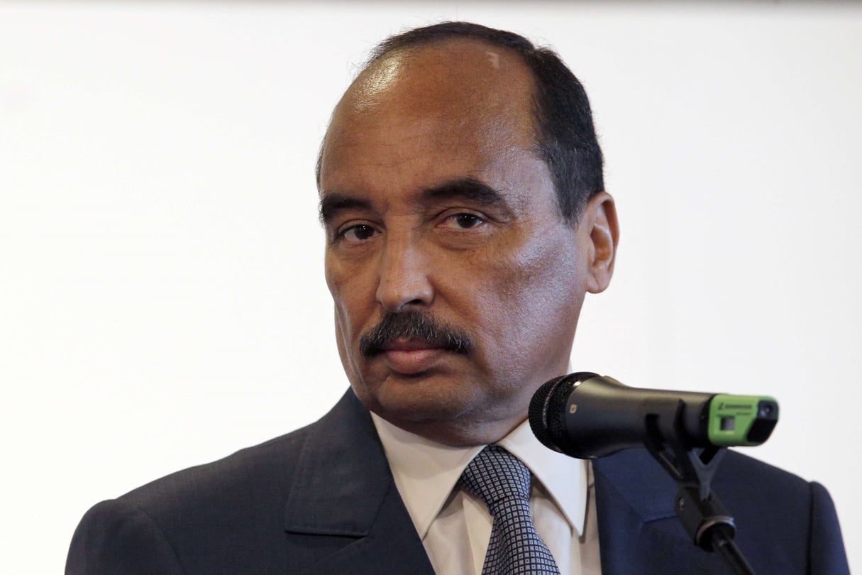Le chef de l’État mauritanien, Mohamed Ould Abdelaziz, à Paris, en décembre 2012. © Christophe Ena/AP/SIPA