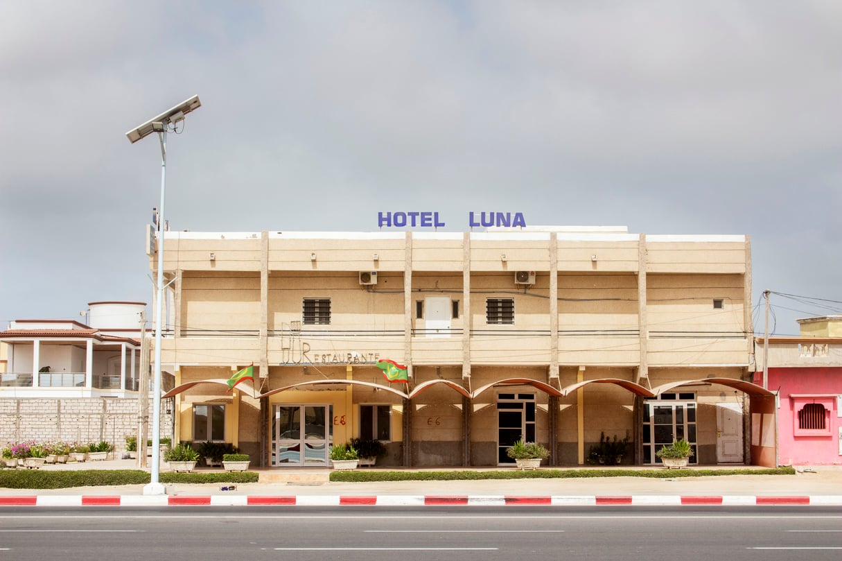 L'hôtel Luna, à Nouakchott. &copy; Daouda Corera pour JA