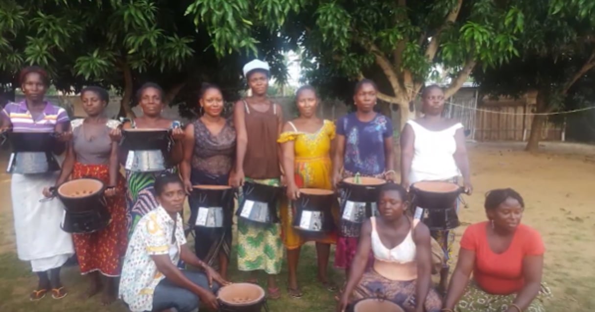 Des agricultrices togolaises participent au projet du Consortium Femmes REDD+. © Capture Youtube/Blaise Atakouna