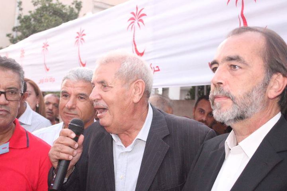 Mustapha Ben Ahmed, lors d’une manifestation en 2014. © Capture d’écran Facebook / Mustapha Ben Ahmed