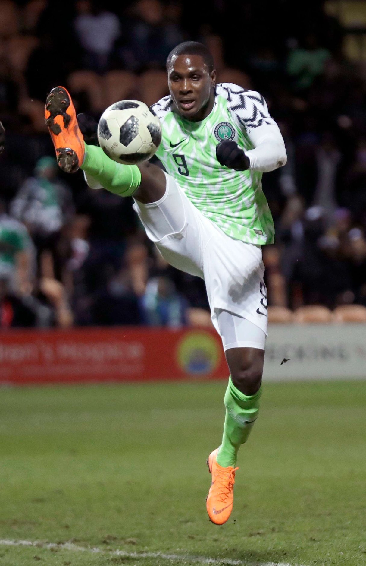 Le footballeur nigérian Odion Ighalo, ici en mars 2018. &copy; Matt Dunham/AP/SIPA