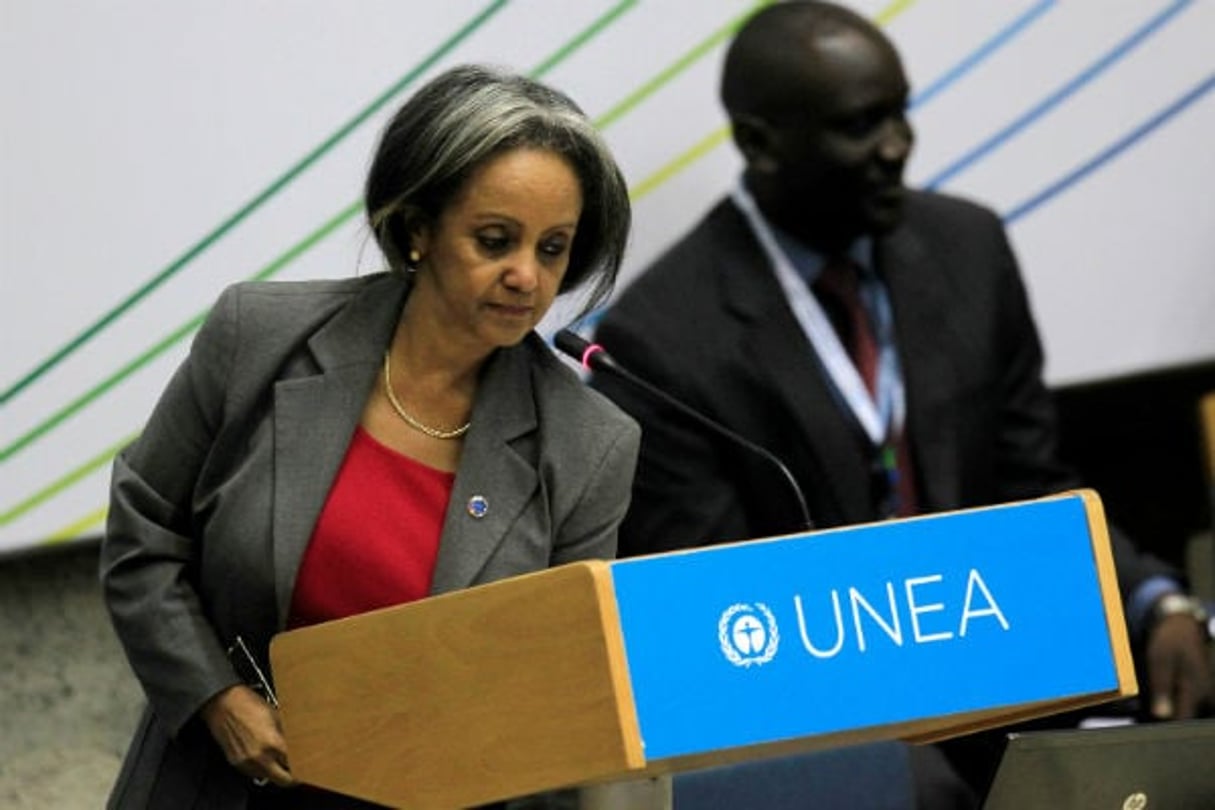 Sahle-Work Zewde, ici en 2014 à Nairobi, est la première femme élue présidente de l’Éthiopie. © REUTERS/Noor Khamis/File Photo