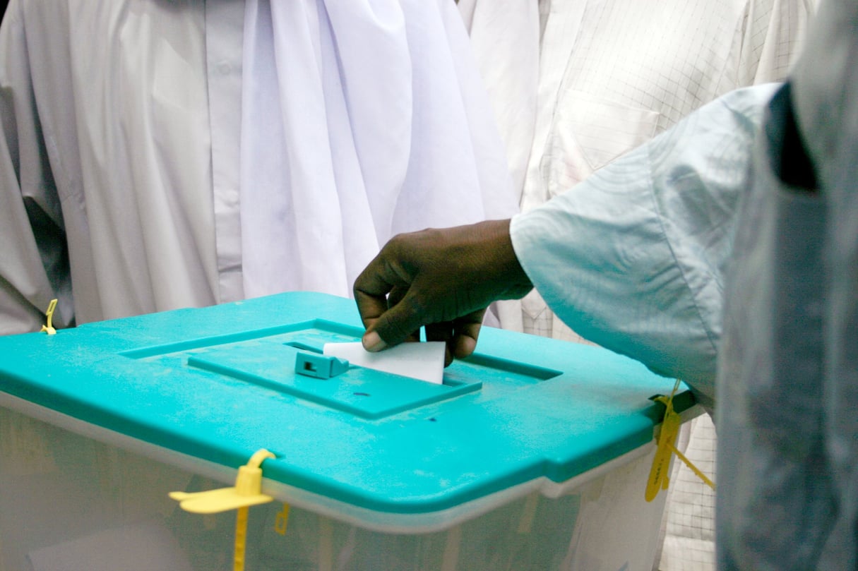 Lors de l’élection présidentielle du 25 avril 2011, à N’Djamena. © Gael COGNE/AFP