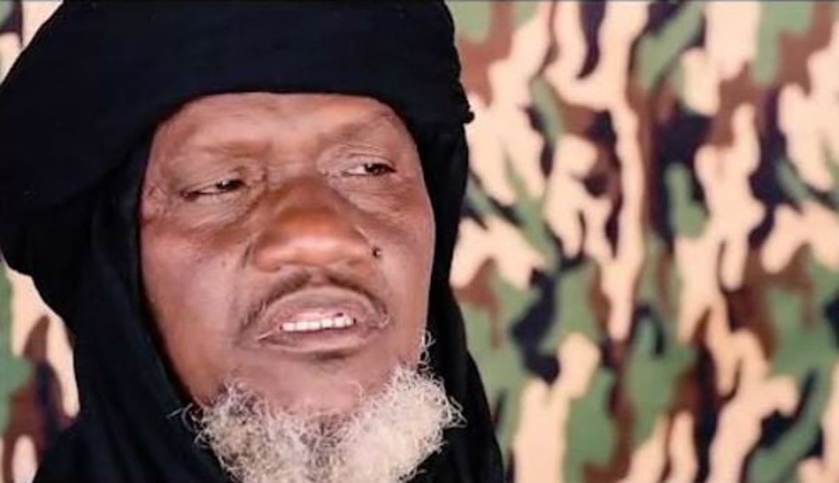 Amadou Koufa, dans une vidéo de propagande jihadiste diffusée le 8 novembre. © DR / Capture d’écran du SITE / SITEINTELGROUP.com