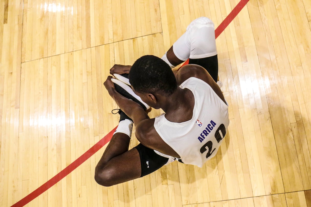 L'objectif de la NBA Academy de Saly, au Sénégal, est de faire émerger de nouveaux talents africains. &copy; DR / Barry Aldworth