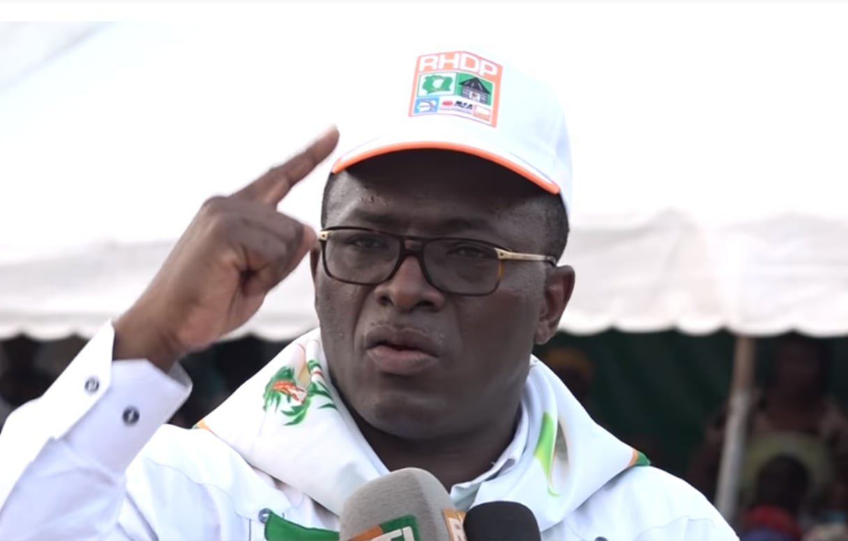 Le ministre ivoirien des Sports, Claude Paulin Danho. © YouTube/RTI Officiel