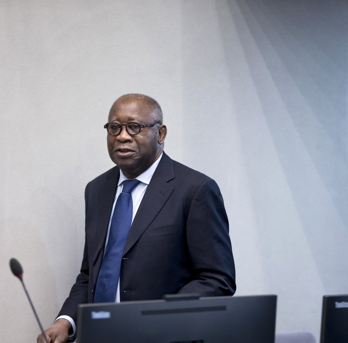 Laurent Gbagbo, le 28 janvier 2016, lors de l’ouverture de son procès à la CPI. © REUTERS/Peter Dejong/Pool