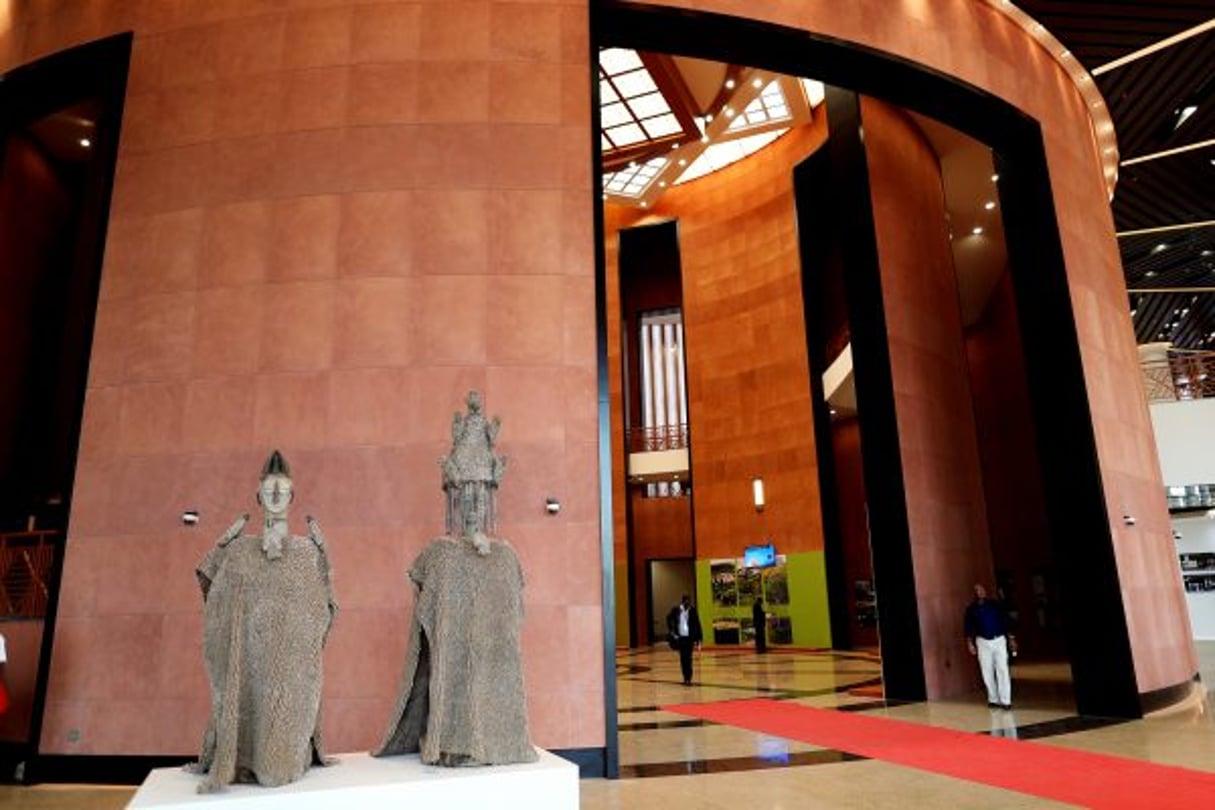 Le nouveau Musée des civilisations noires,à Dakar. © Zohra Bensemra/REUTERS