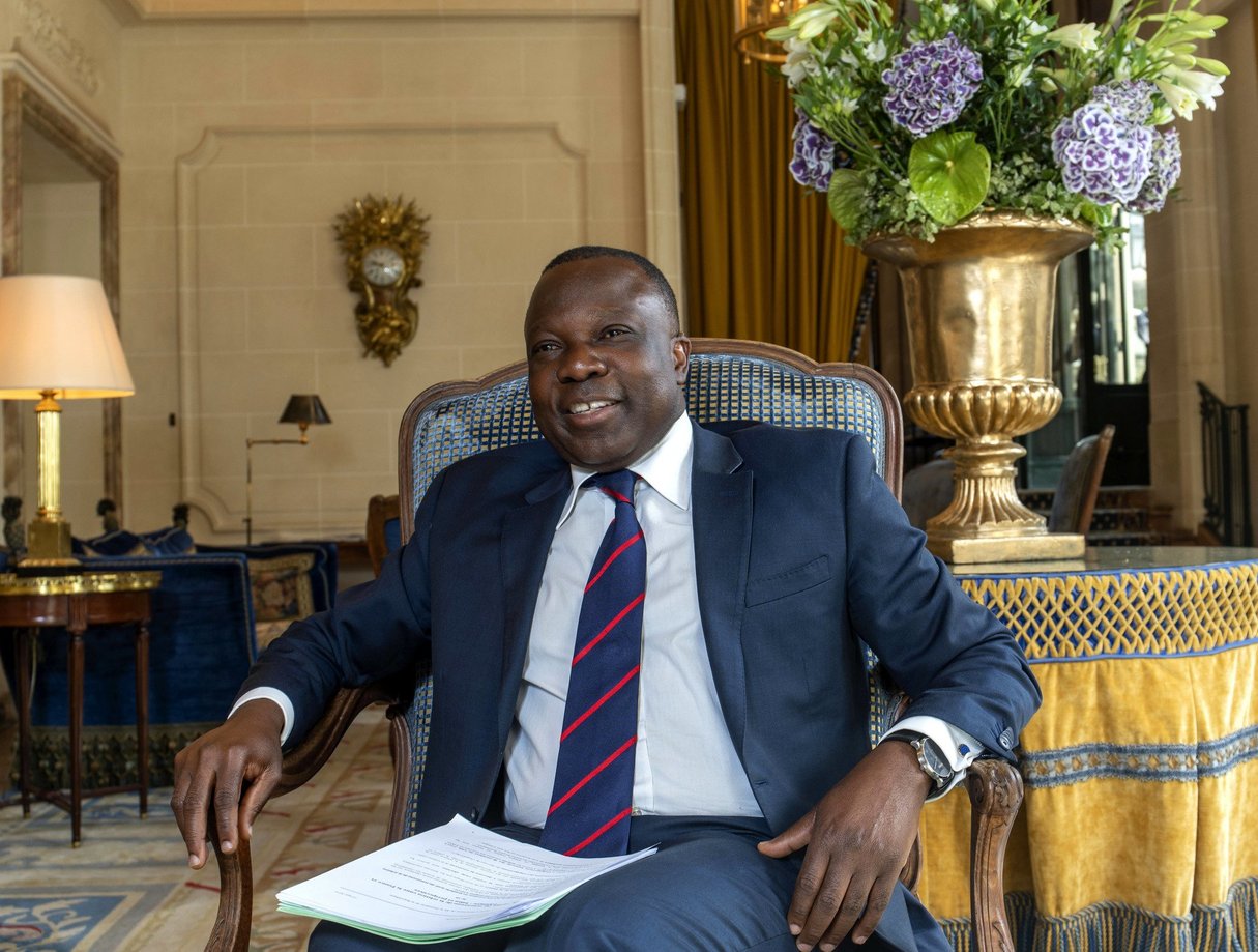 Jules-Armand Aniambossou, le coordonnateur du Conseil présidentiel pour l’Afrique. © Jacques Torregano pour JA