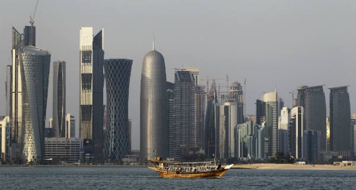 La baie de Doha, au Qatar, en 2011. © Saurabh Das/AP/SIPA