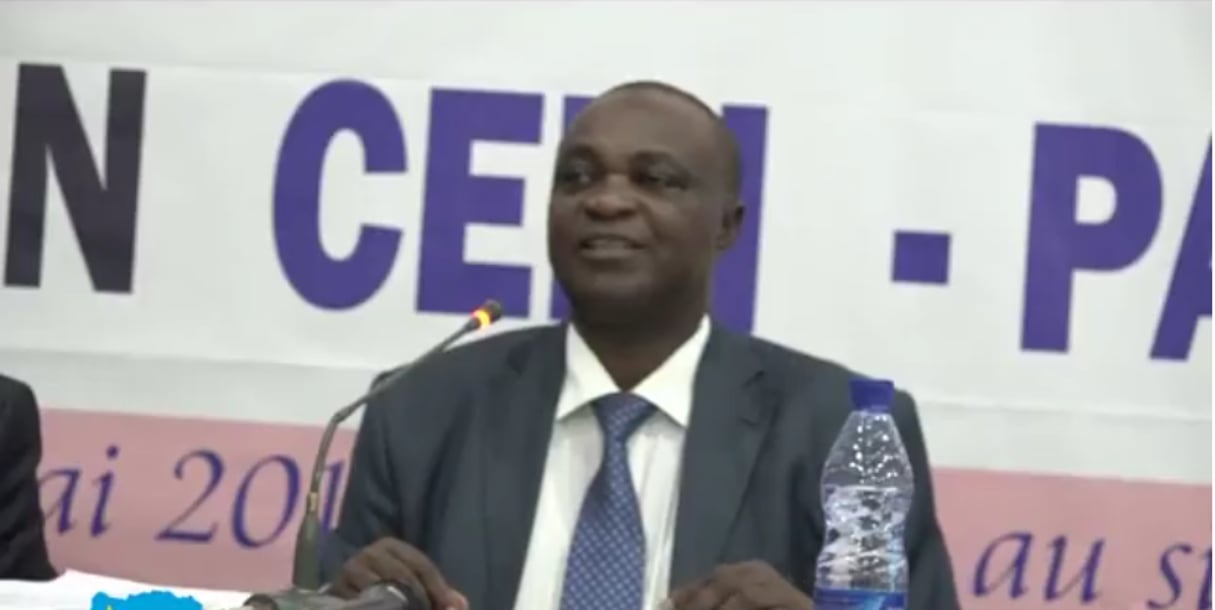 Norbert Basengezi, le vice-président de la Commission électorale nationale indépendante (Ceni) de la RDC. © Capture écran/YouTube/WebTVCeniRDC