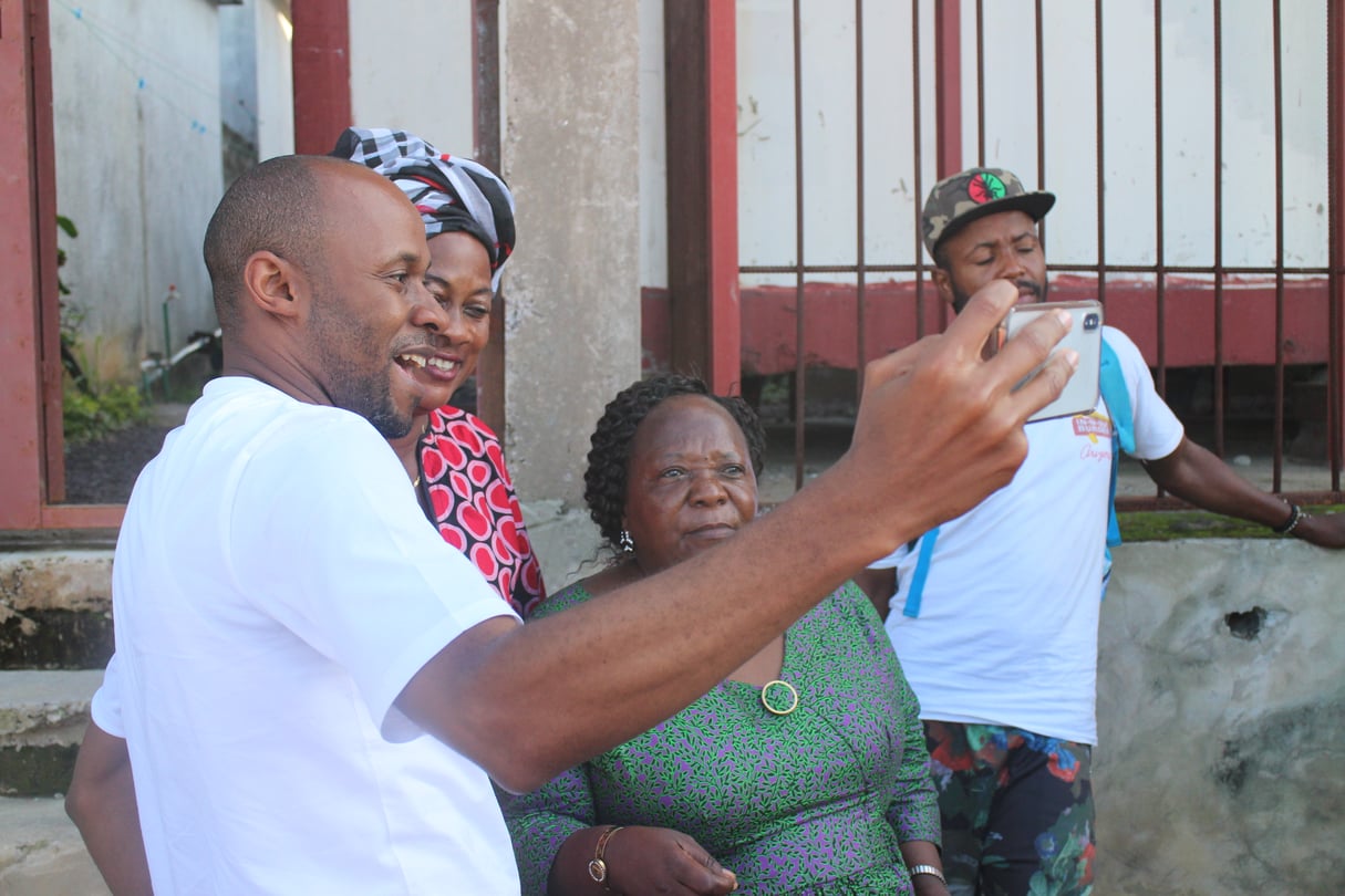 Le député Patrick Muyaya, candidat aux législatives à la Funa, le 9 décembre 2018, à la Cité verte (Kinshasa). &copy; Trésor Kibangula/JA