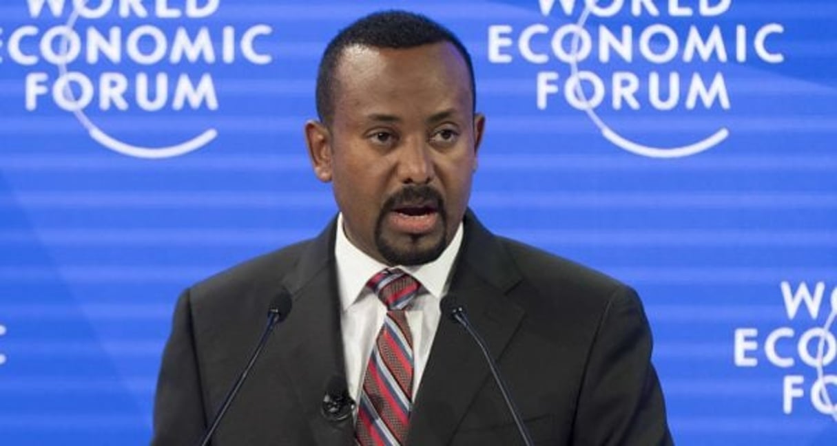 Le premier ministre éthiopien Abiy Ahmed. © Laurent Gillieron/AP/SIPA